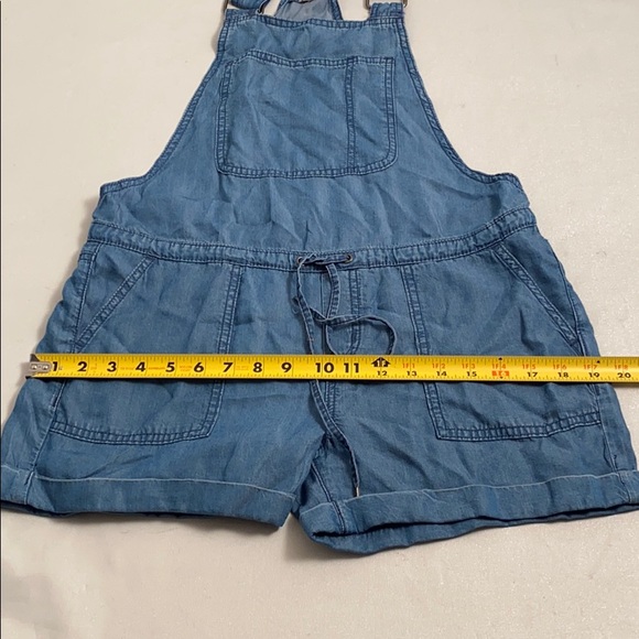 Garage lightweight denim drawstring shortalls - Picture 12 of 13